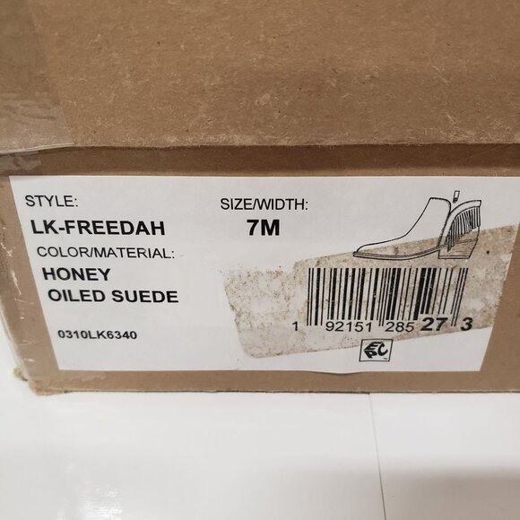 Lucky Brand Womens Freedah Suede Fringe Ankle Boots‎ Size 7 - Picture 7 of 10
